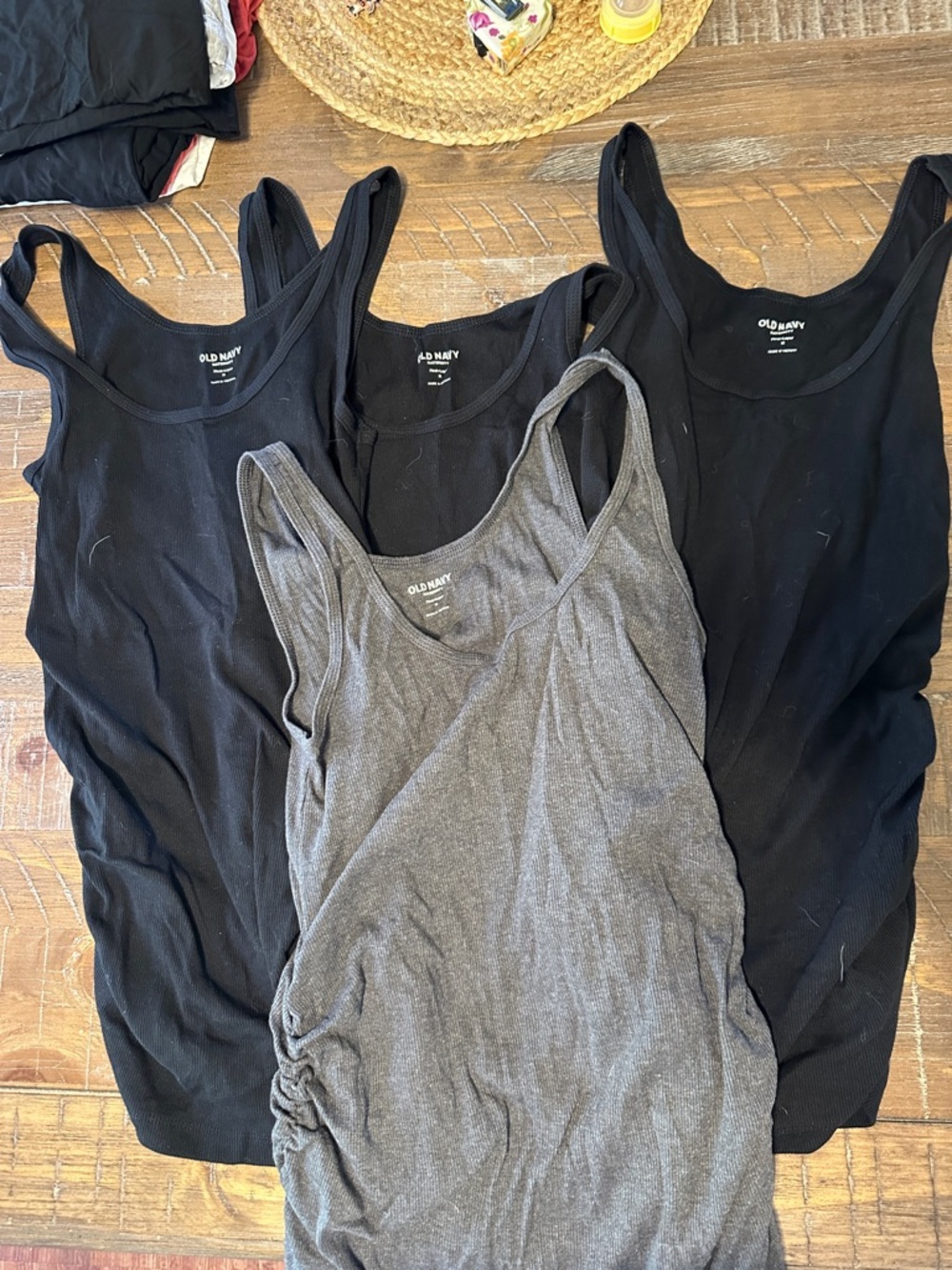 Old Navy Women’s Maternity Tank Tops - Pack of 4